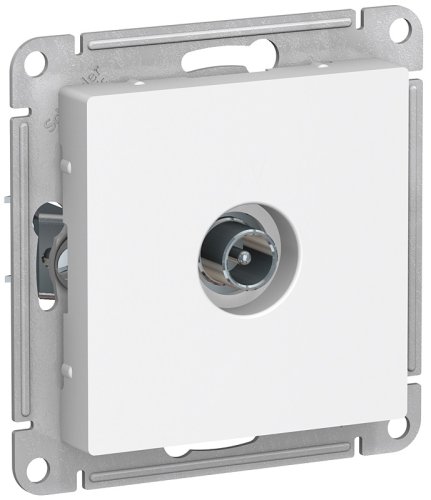 Розетка TV Оконечная без рамки Systeme Electric AtlasDesign 1-м. белый картинка